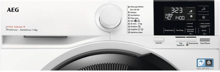 AEG LR639AD44 ProSense Wasmachine Wit