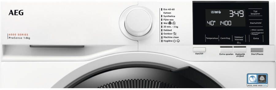 AEG LR6ALPHEN ProSense Wasmachine Wit