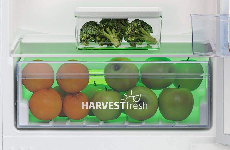 Beko BCHA275K4SN HARVESTfresh Inbouw koel-vriescombinatie Wit