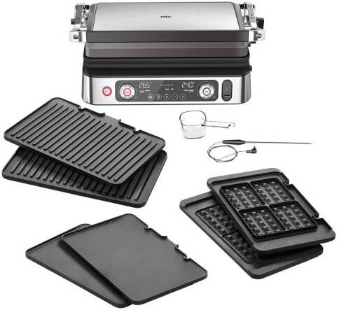 Braun CG9167 MultiGrill 9 pro Contact grill Grijs