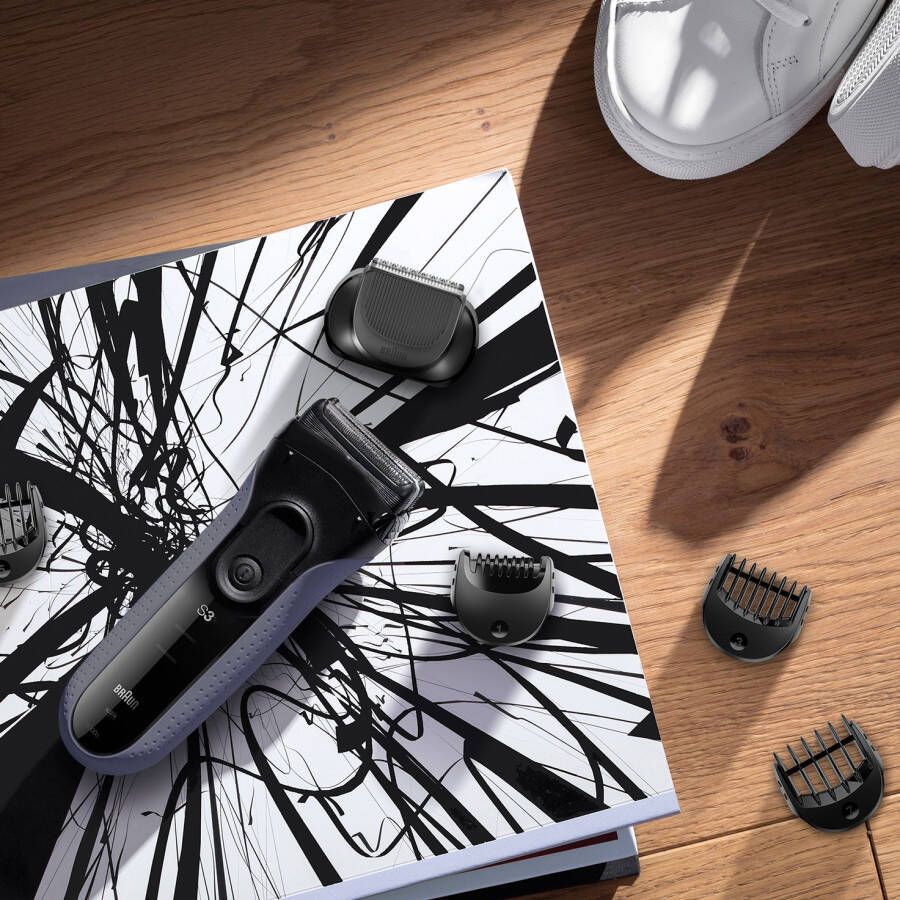 Braun Series 3 Shave&Style 300BT Scheerapparaat Zwart