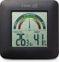 Clean Air Optima HT-01B Hygrometer en Thermometer voor binnen Grote cijfers Gekleurd display Werkt op batterijen - Thumbnail 2