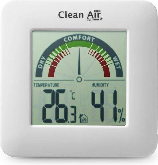 Clean Air Optima HT-01W hygro-thermometer Klimaat accessoire