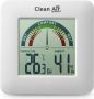 Clean Air Optima HT-01W Hygrometer en Thermometer voor binnen Grote cijfers Gekleurd display Werkt op batterijen - Thumbnail 2