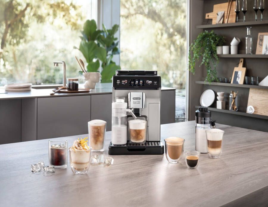 DeLonghi De&apos;Longhi ECAM450.65S Eletta Explore Cold Brew Volautomaat Zilver