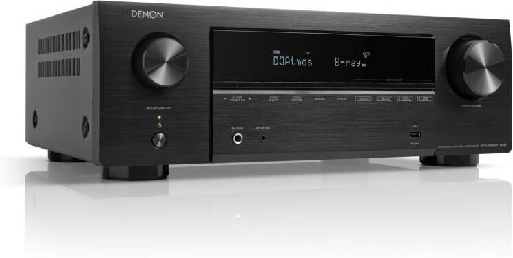 Denon AVR-X1800H DAB Receiver Zwart