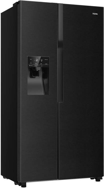 Etna AKV578IZWA Amerikaanse koelkast Zwart