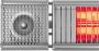 Eurom 334586 Heat & Beat Elektrische Terrasverwarmer Grijs- 2000W 740 x 130 x 135mm - Thumbnail 3