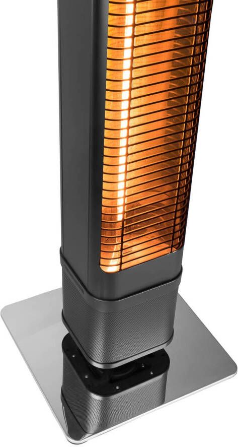 Eurom Heat and Beat Tower Terrasverwarmer Zwart