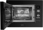 Inventum IMC6132FZWA Inbouw combi-oven Hetelucht Magnetron Grill 32 liter 45 cm hoog Tot 220°C Zwart RVS - Thumbnail 2