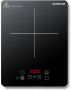 Inventum KI120T Inductie kookplaat 1 kookzone 2000 watt 10 standen Pan 15 tot 20 cm Timer Kinderslot Zwart - Thumbnail 3