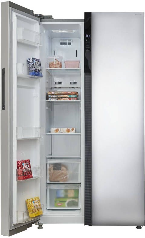 Inventum SKV0178R Amerikaanse koelkast 2 deuren Display Stil: 35 dB No Frost 548 liter RVS - Foto 4