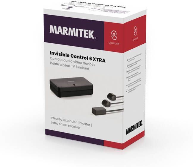 Marmitek INVISIBLE CONTROL 6 XTRA TV accessoire Zwart