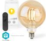 Nedis SmartLife LED Filamentlamp Wi-Fi E27 806 lm 7 W Warm Wit 1800 3000 K Glas Android™ IOS Globe 1 Stuks - Thumbnail 3