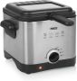 Princess 182612 Mini friteuse- 1000W- 1.5 Liter- Compact Geschikt voor camping Anti aanbaklaag - Thumbnail 2