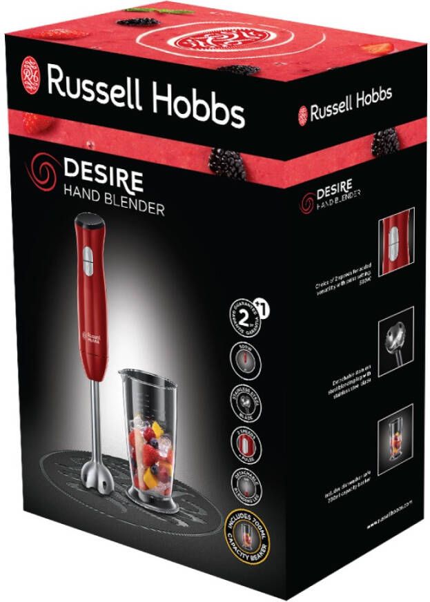 Russell Hobbs 24690-56 Desire Hand Blend Staafmixer Rood