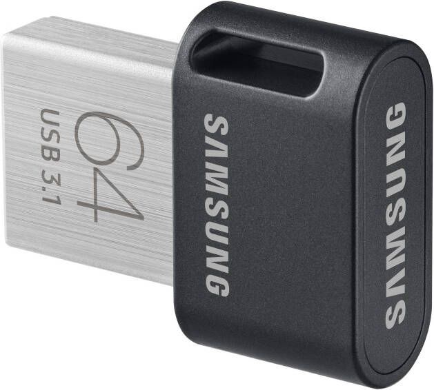 Samsung FIT Plus USB Stick 64GB USB-sticks Zwart