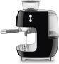 Smeg Espresso Zwart EGF03BLEU | Espressomachines | Keuken&Koken Koffie&Ontbijt | 8017709329846 - Thumbnail 2