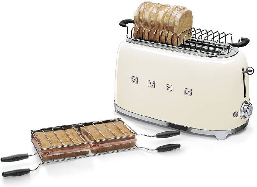 Smeg TSF02CREU Broodrooster Wit