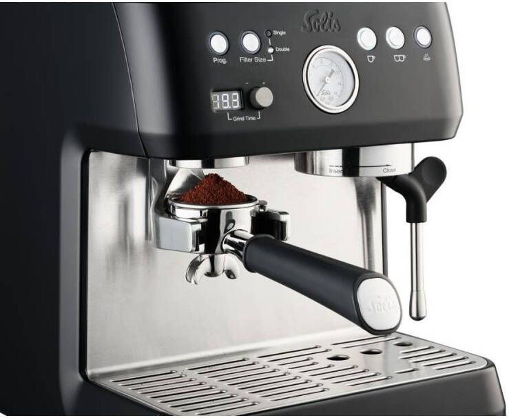 Solis Grind & Infuse Perfetta (Type 1019) Espresso apparaat Zwart