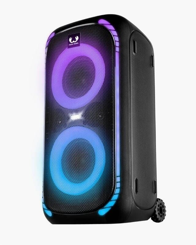 Fresh n Rebel Fresh &apos;n Rebel Loud L Party Speaker met trolley Bluetooth speaker Zwart