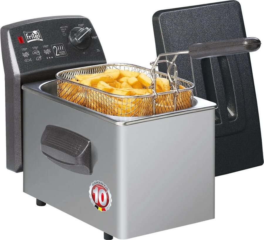Fritel Turbo SF 4050 Frituurpan friteuse 2l + 2000W ook voor vast vet - Foto 2