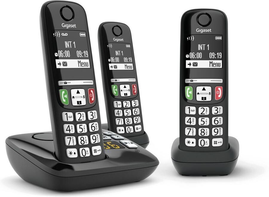 Gigaset A735A Trio Zwart | Vaste telefoons | Telefonie&Tablet Bel&SMS | 4250366867250