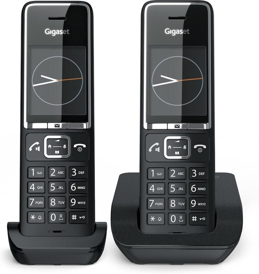Gigaset Comfort 550 Duo Zwart | Vaste telefoons | Telefonie&Tablet Bel&SMS | 4250366866222 - Foto 2