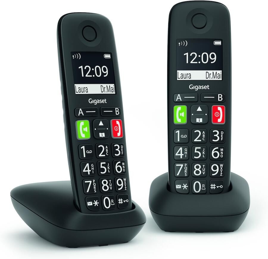 Gigaset E290R zwart- 2 stuks | Smartphones tablets en meer | 4250366856216