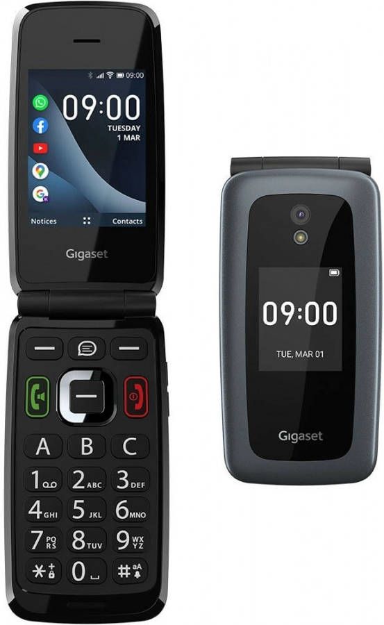 Gigaset GL7 4G Mobiele telefoon Zwart
