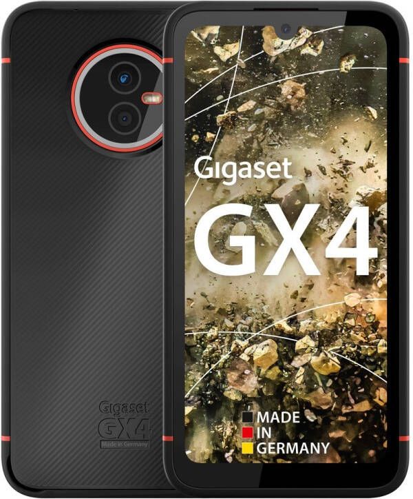 Gigaset GX4 Ruggadized Android smartphone Zwart