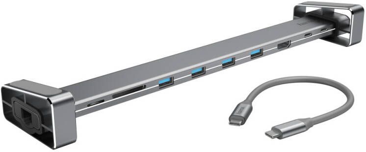 Hama USB-C Docking Station with Removable Feet 9 Ports | USB-Hubs | Accessoires&Toebehoren Computer toebehoren | 4047443436757