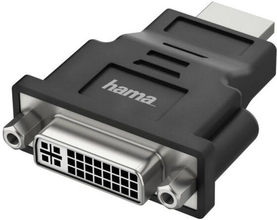 Hama Adapter HDMI naar DVI Ultra-HD 4K Optische kabel Zwart