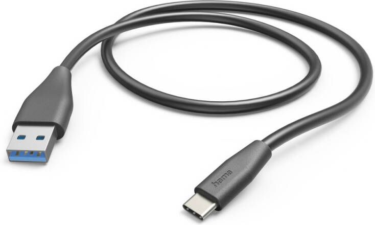 Hama Charging Cable USB-A USB-C 1.5 m Oplader Zwart