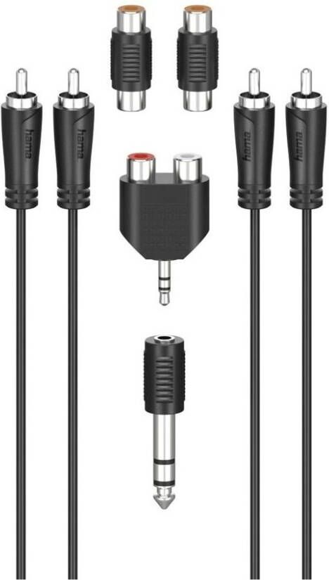 Hama Cinch-aansluitset 2 5 m TV accessoire