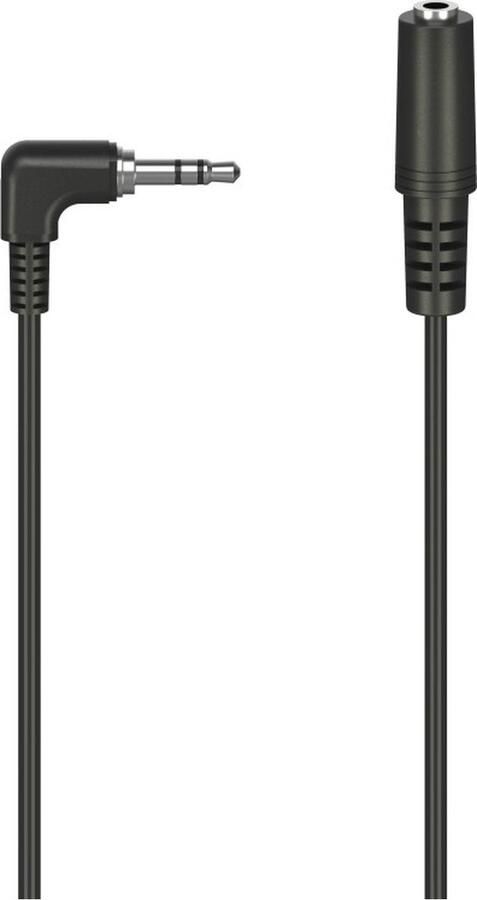 Hama Audio-adapter 2 5mm jack stekker 3 5mm jack koppeling stereo Luidspreker kabel Zwart