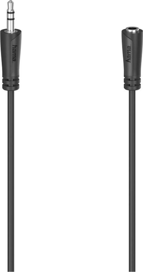 Hama Audiokabel 3 5-mm-jack 90 graden 3 5-mm-jack stereo 3 0 m Mini jack kabel Zwart