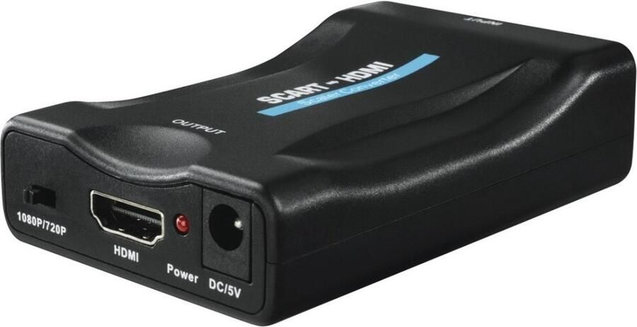Hama AV-converter scart naar HDMI Converter Zwart