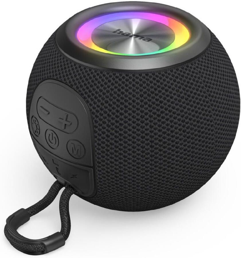 Hama Bluetooth luidspreker Bluetooth -luidspreker "Ball Shape Speaker" 5 lichtmodi 5W