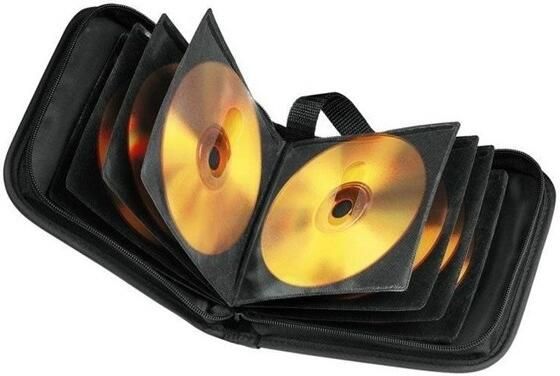 Hama CD DVD Blu-ray wallet voor 40 stuks Audio accessoire Zwart