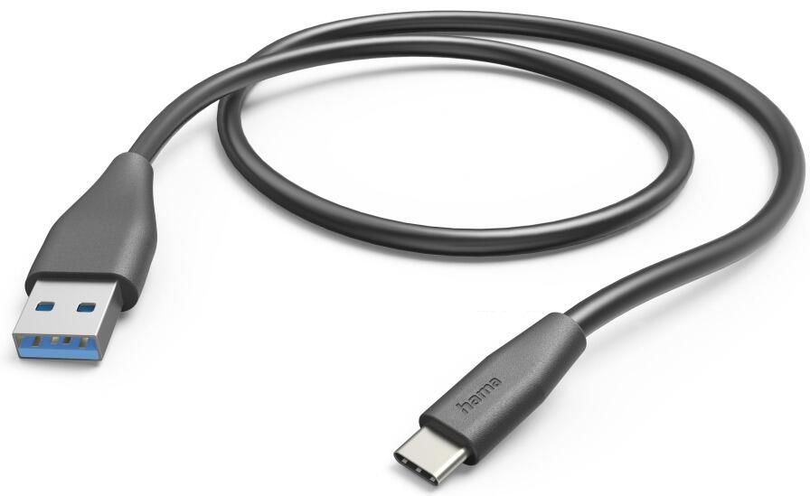 Hama Charging Cable USB-A USB-C 1.5 m Oplader Zwart