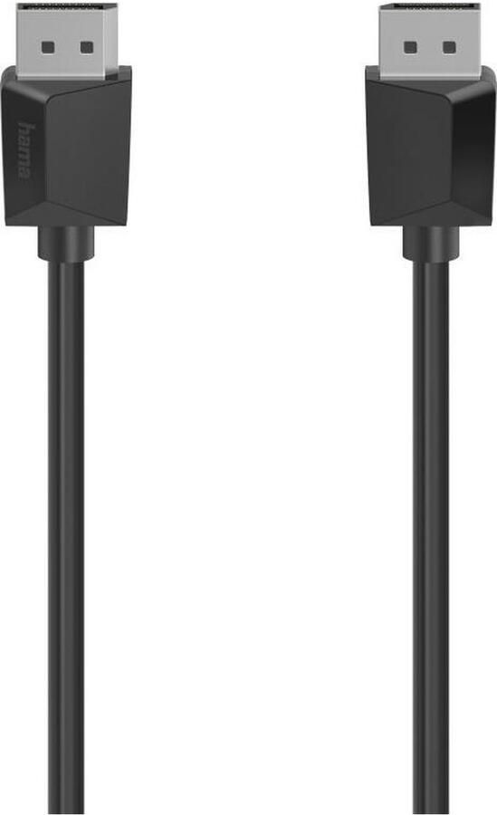 Hama DisplayPort-kabel DP 1.2 Ultra-HD 4K 1 5 m Optische kabel Zwart