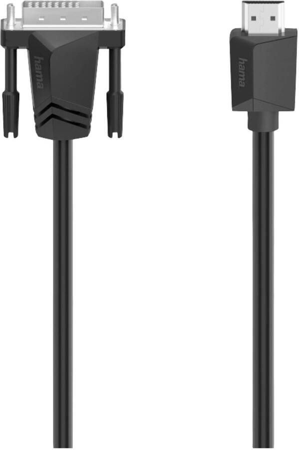 Hama DVI to HDMI Adapterkabel 1.50M Optische kabel Zwart