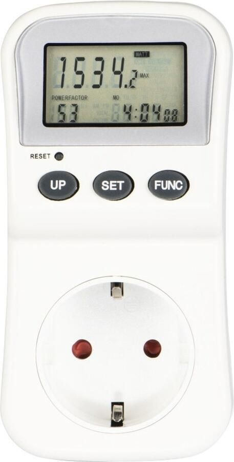 Hama Energiekostenmeter met lcd-display digitale elektriciteitsmeter Desktop accessoire