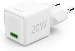 Hama Fast Charger USB-C PD Qualcomm Super-Mini Charger 20 W Oplader Wit