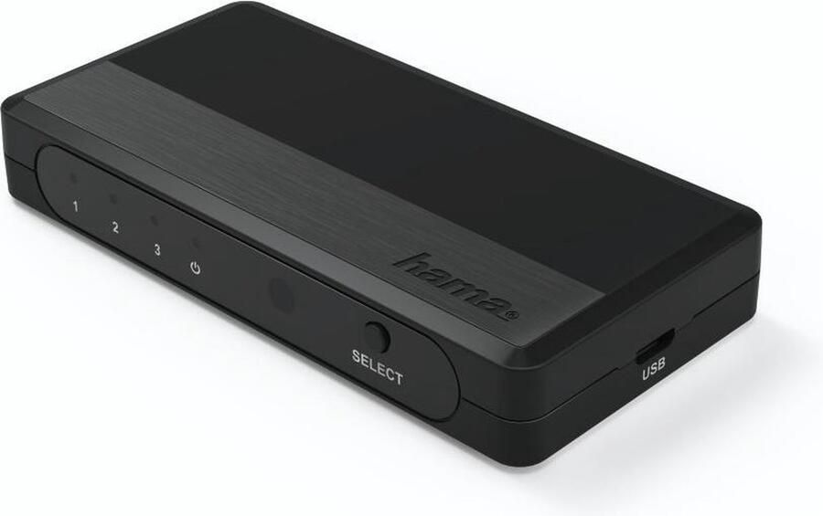 Hama HDMI-splitter 3 input 1 output Splitter Zwart