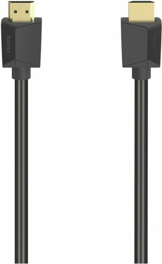 Hama HIGH-SPEED HDMI-KABEL 4K CONNECTOR ETHERNET 5 0 M HDMI kabel Zwart