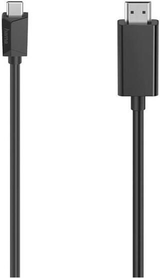 Hama Kabel USB Type-C naar HDMI 4K 1.50m HDMI kabel Zwart