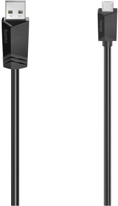 Hama Micro-USB-kabel USB 2.0 480 Mbit s 1 50 m Kabel Zwart