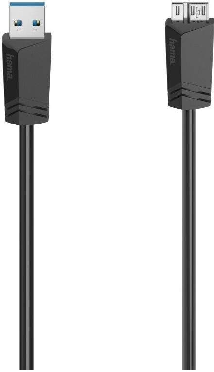 Hama Micro-USB-kabel USB 3.0 5 Gbit s 1 50 m Kabel Zwart